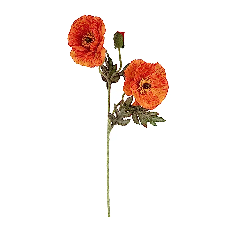 Large Poppy Spray