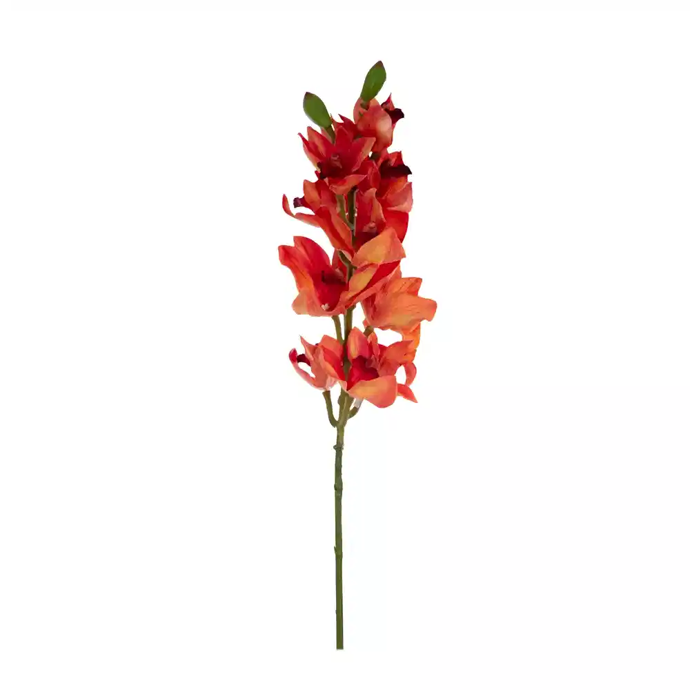 Yapay Orkide Çiçeği - Cymbidium Tek Dal