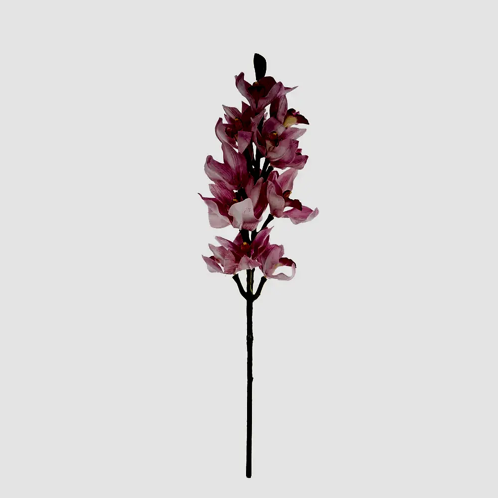 Yapay Orkide Çiçeği - Cymbidium Tek Dal