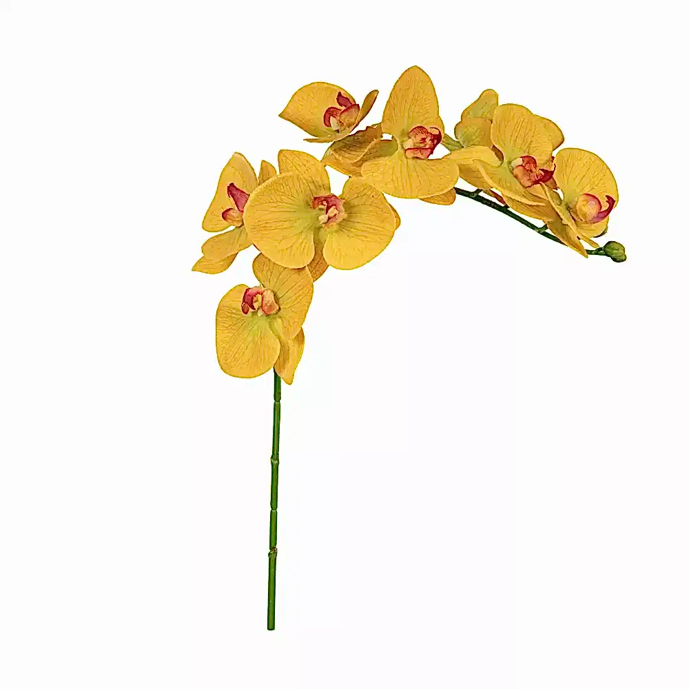 Yapay Orkide Çiçeği - Phalaenopsis Tek Dal